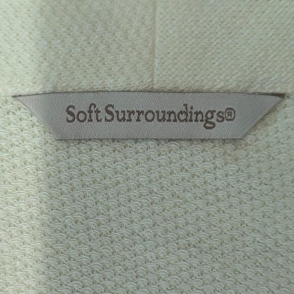 Soft Surroundings Petite Large Yellow Asymmetrical Top - Picture 2 of 9